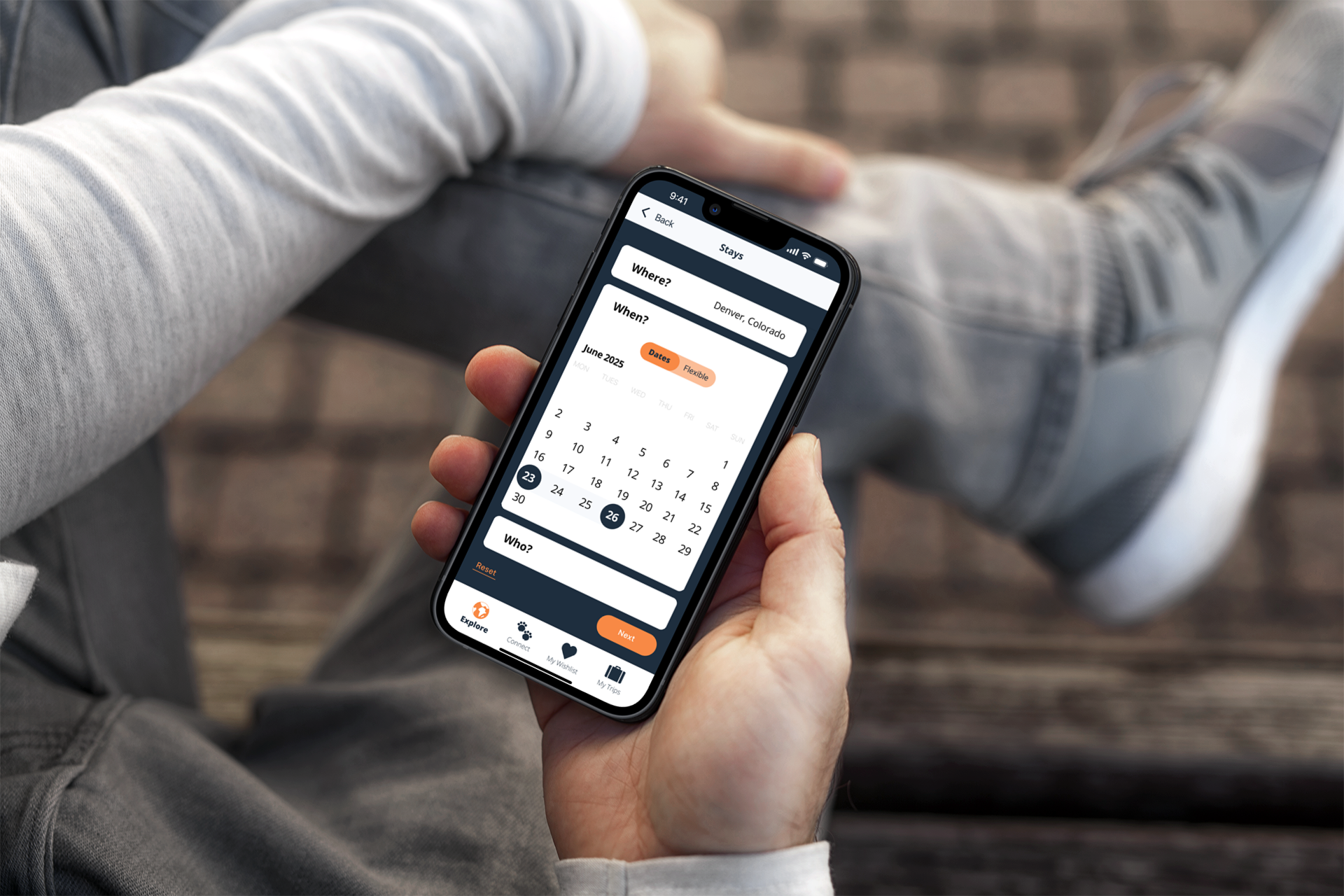 Ruff Routes calendar and itinerary screen